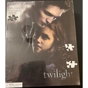 NEW. Twilight Saga 1000 Piece Jigsaw Puzzle NECA Edward Bella 20x27 Movie Poster